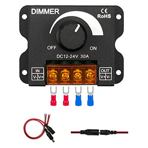 Controlador De Atenuación Tira De Luces Led, Dc 12v24v...