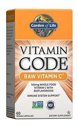 Garden Of Life Vitamina  Code Raw Vitamina  C - 60 Cápsulas