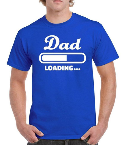 Remera De Hombre Dia Del Padre Dad Loading Embarazo M9