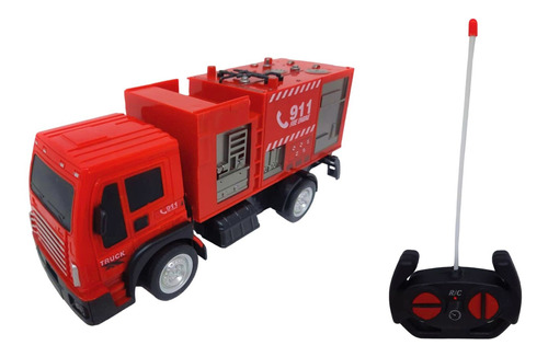 Camion Bombero A Radio Control 4 Funciones Jeg 53434 El Gato