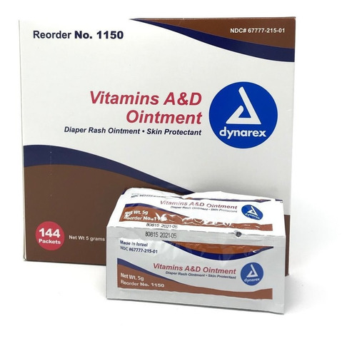 48 Sobres Dynarex Vitamins A & D Crema Para Tatuajes Rensow