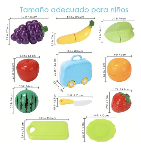 Juguetes Educativos De Cocina De Simulación, Juego De 18p Multicolor