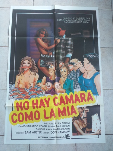 Poster Afiche Cine Comedia - No Hay Cámara Como La Mia *