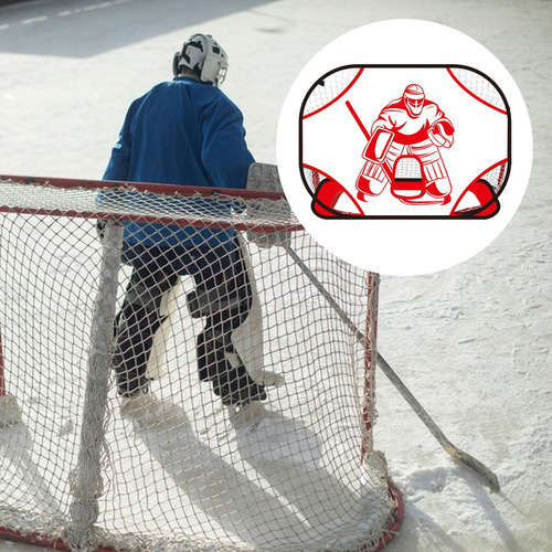 Objetivo De Objetivos De Hockey Objetivo Fácil Ajuste Rojo
