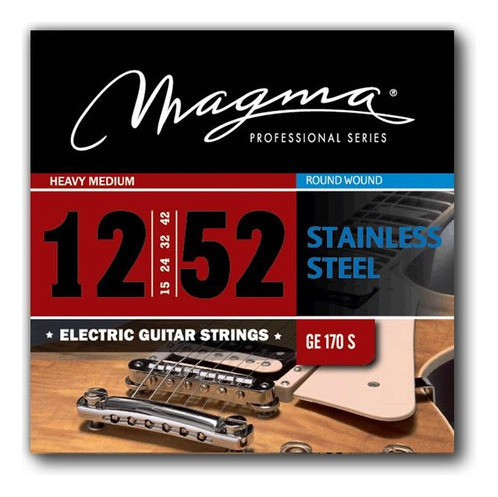 Encordado Guitarra Electrica Acero Magma 12-52 H.m Ge170s