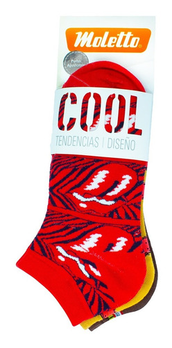 Imagen 3 de 3 de Pack 3 Calcetines Pop1 Multicolor Moletto