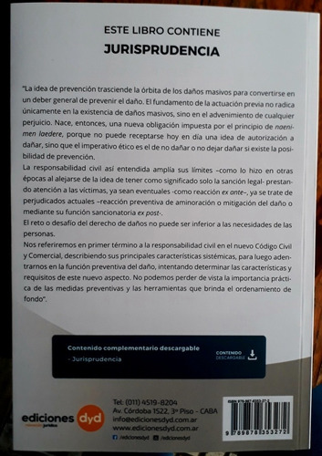 Reponsabilidad Civil Y Prevencion Del Daño- Barletta