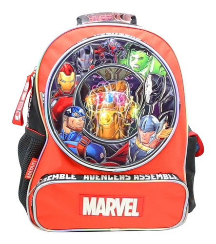 Mochila Espalda Avengers Guante Thanos 16 P - Sharif Express