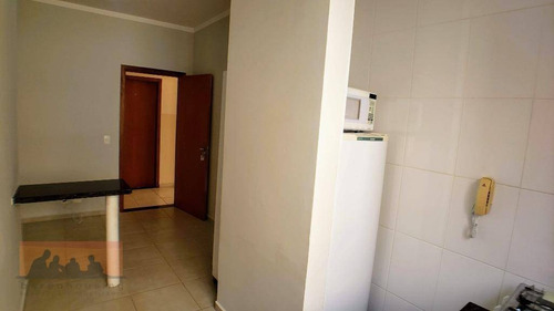 Kitnet Com 1 Dormitório Para Alugar, 26 M² Por R$ 1.350,00/mês - Cidade Universitária - Campinas/sp - Kn0117