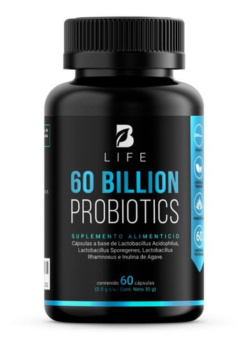 60 Billones De Probióticos/prebióticos 60 Cápsulas B Life