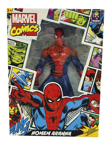 Muñeco Spiderman Marvel Comics Articulado 55cm