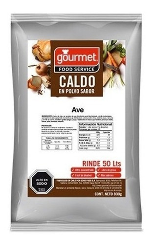 Caldo De Ave En Polvo 800 Gr. Gourmet. Agronewen