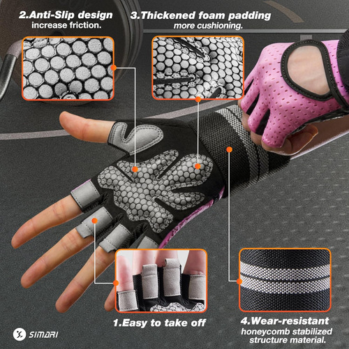 Guantes Acolchados Transpirables Para Entrenamiento