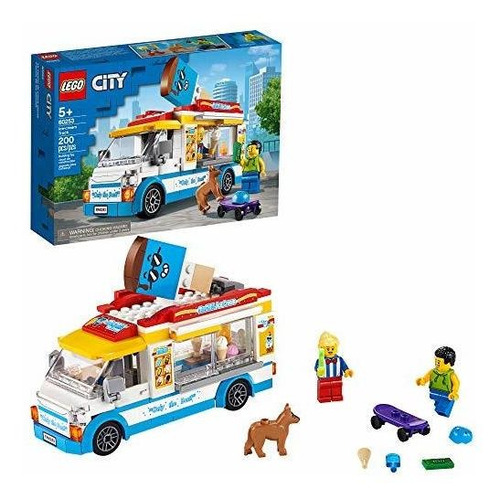 Lego City Ice-cream Truck 60253, Genial Juego De Construccio