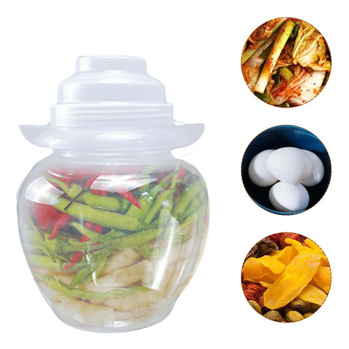 Tarro De Kimchi, Tarro De 1,5 L Con Tapa Tipo C