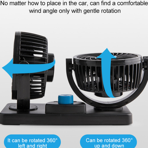 Ventilador De Doble Cabezal, Ventilador De Refrigeración Elé