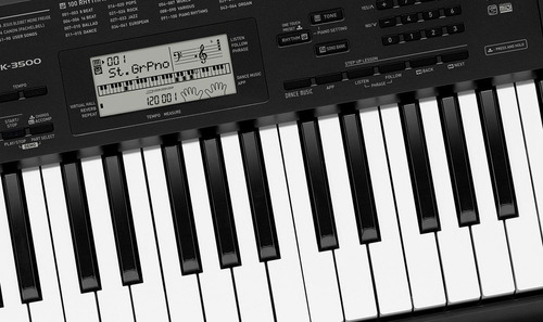 Imagen 3 de 8 de Teclado Casio Ctk3500 5 Octavas Sensitivo + Soporte + Funda