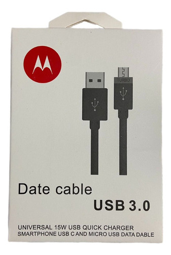 Cable Usb Motorola Nuevo Modelo Turbo