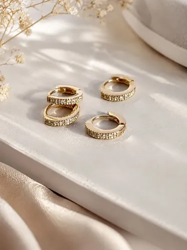 Brinco Infantil Prata 925 Legítima Banhado Ouro 18k Bebê