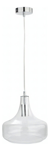 Lámpara Colgante Satinado Cristal Transparente 20w 100v