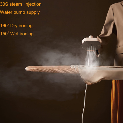 Plancha Vapor Viaje Portátil Ropa 2 En 1 Blanca