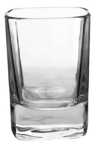 24 Vasos Licor Tequileros Vidrio Shot 2 Oz 55 Ml Viva Color Transparente
