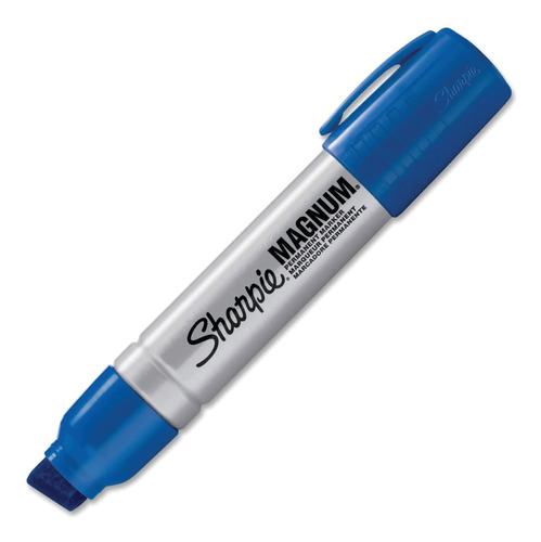 Sharpie ® Marcador Permanente Magnum Punta Cincel Tinta Azul