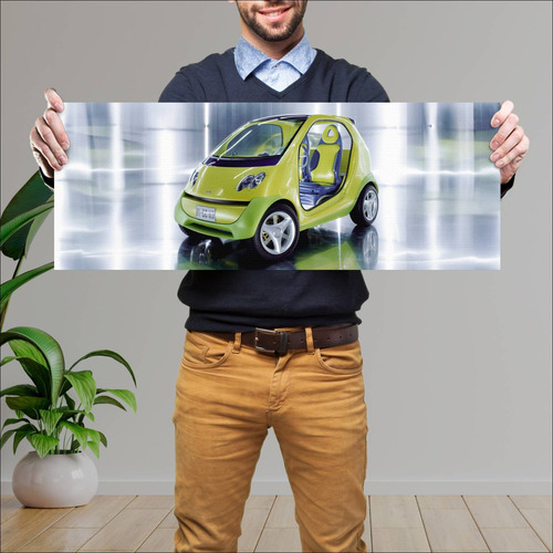 Cuadro 30x80cm Auto 1996 Smart Atlanta Concept 3 3