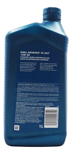 Shell Advance Ax7 15w-50 4t