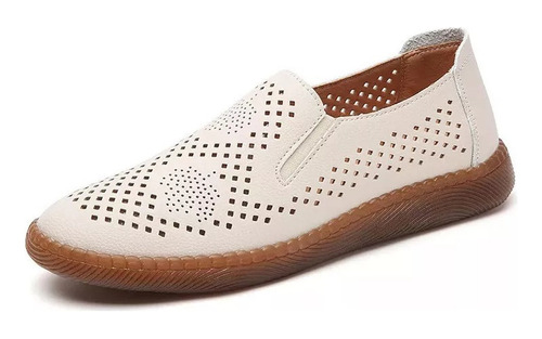 Zapato Cómodo Dama Pie Diabético O Delicado, Piel