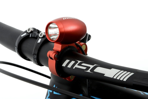 Luz De Bicicleta  Blanca Msc 1000 P Lumens Recargable Roja