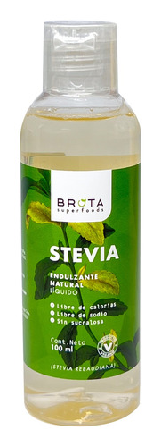 Stevia Líquida 100% Pura Sin Sucralosa Apto Para Diabetico