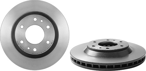 Juego 2 Discos Ventilados Delanteros Gmc Envoy 02/05 Brembo