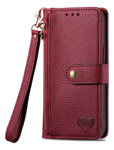 ~# Funda De Piel Tipo Cartera Para Teléfono Sharp Sense