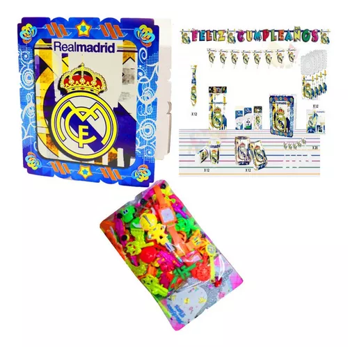 Decoraciones de cumpleaños del Real Madrid CF, 50 piezas de Cristiano  Ronaldo, suministros para fiestas temáticas de fútbol, incluyendo pancarta  de – Yaxa Colombia