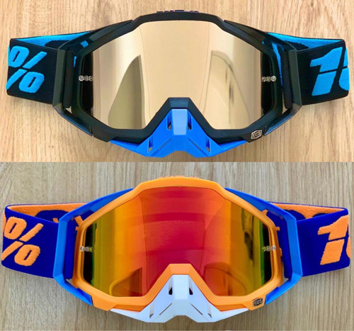Antiparras Uv Nuevas Moto Motocross Downhill Casco Ski Nieve (Usado)