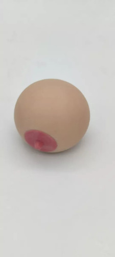 Pelota De Goma Teti Antiestress Pequeña Con Mango