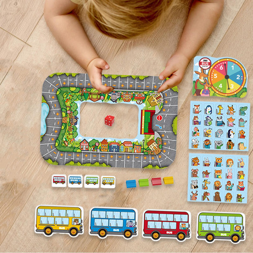 Animal Bus Station Adición Y Juego De Sentracción