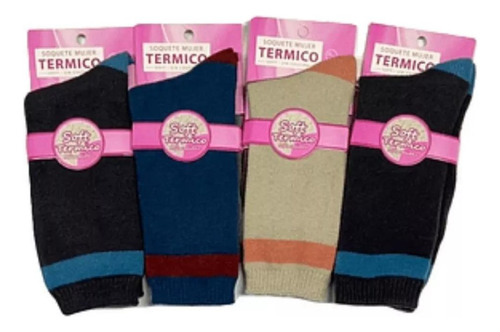 Pack De 3 Pares De Calcetines Soft Termicos Sin Costuras