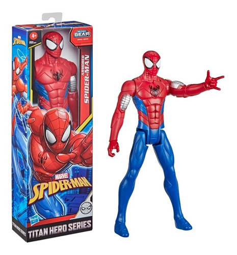 Spider-man Titan Hero Series Web Warriors Armored Spider-man