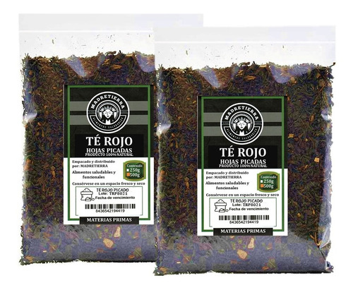 Té Rojo Hoja Picada X1000g - g a $83