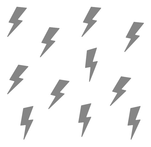 Imagem 1 de 3 de Adesivos De Parede Raios Em Prata 134un Cobre 5m²