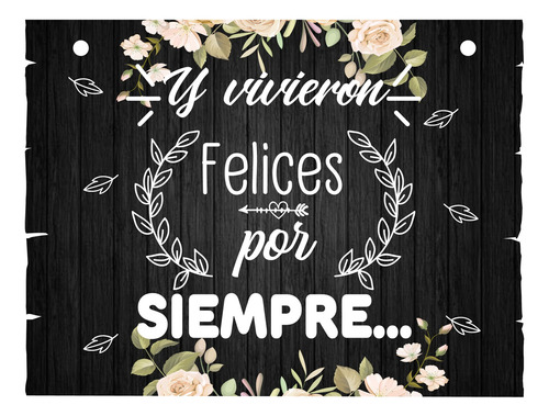 Letrero Cuadro Paje Boda Decoración 40x30cm P14 N2-5