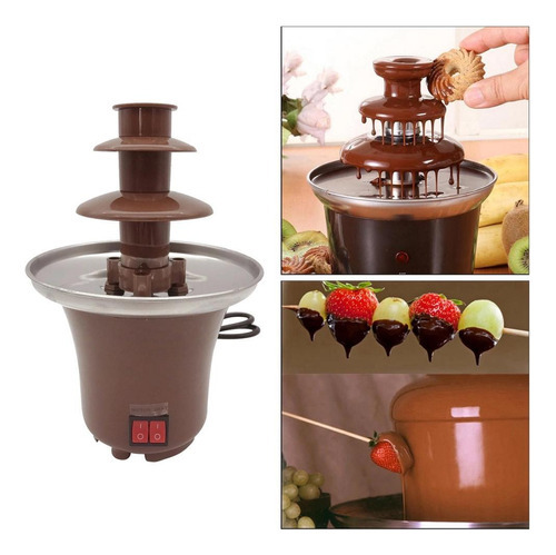 Maquina De Chocolate Torre Cascata Para Buffet De Casamento