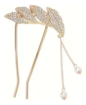 Comprar Horquillas Para El Cabello, Hojas, Plumas, Diamantes