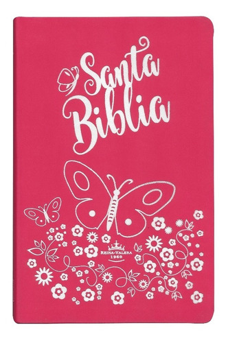 Imagen 1 de 5 de Biblia Rvr1960 Letra Grande Imitación Piel Rosa Con Índice