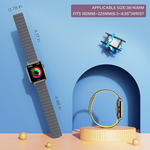 Apple Watch - Correas Magnéticas Compatibles Con Iwatch Seri