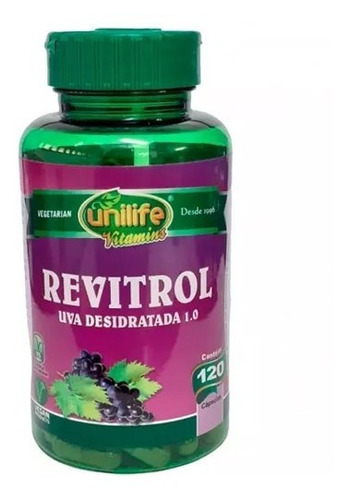 Resveratrol Revitrol Uva Deshidratada - 120 Caps