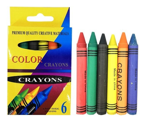 Crayola X6 Unidades Gruesa X 2 Cajas Infantil