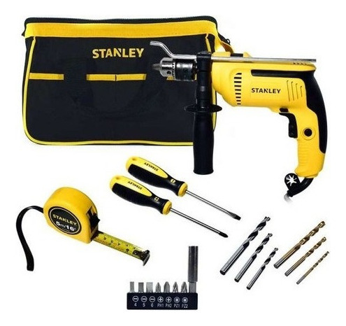 Taladro Percutor 1/2 700w + Accesorios Stanley Sdh700ba-b3